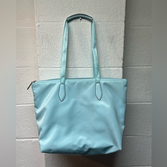Kate Spade Blue Nylon Tote with Elegant Design and Versatile Style - Picture 3 of 10